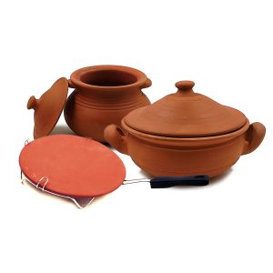 Cookware Set - Combo of Biriyani Handi, Kadhai & Tawa