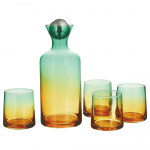 5Pc Decanter Set 1200Ml + 270Ml - Combination Glass - With Gift Box