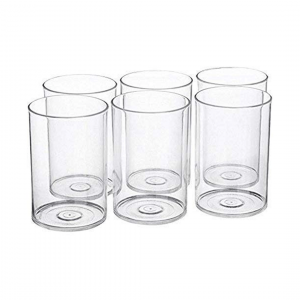 Amsterdam High Borosilicate Square Glass 280Ml Set Of 6 Pcs -With Gift Box