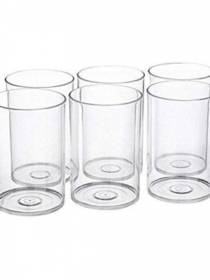 Amsterdam High Borosilicate Square Glass 280Ml Set Of 6 Pcs -With Gift Box