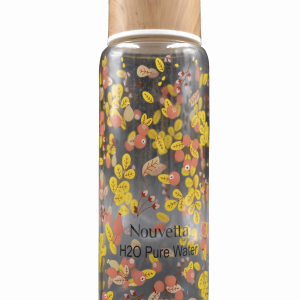 Apricot Borosilicate Printed Bottle 750Ml