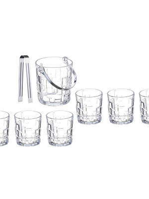 Cairo Ice Bucket Set Of 8Pc