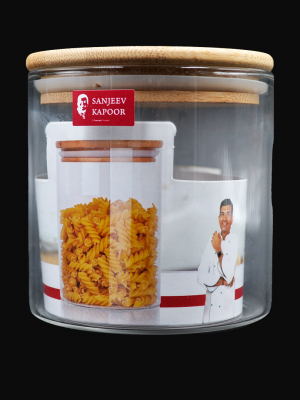 Delight High Borosilicate Square Jar 750 Ml - With Gift Box