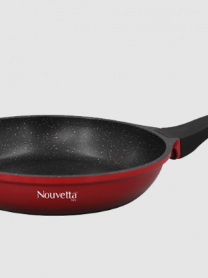 Galaxy Diecast 1 Pc Fry Pan 24 Cm - Red And Black