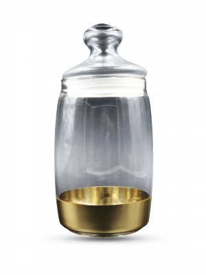 Glass Jar Set Of 1 Pc - Big 1100 Ml - With Gift Box