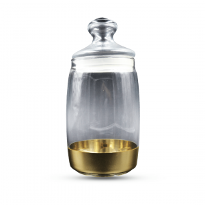 Glass Jar Set Of 1 Pc - Big 1100 Ml - With Gift Box