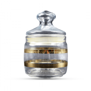 Glass Jar Set Of 1 Pc - Small 600 Ml - With Gift Box