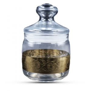 Glass Jar Set Of 1 Pc - Small 600 Ml - With Gift Box