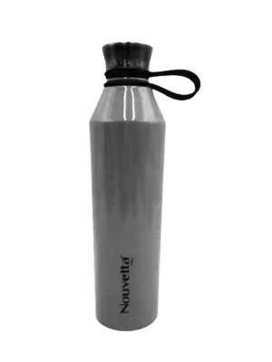 Glitter Double Wall Bottle 750 Ml - Grey