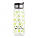 Melon Borosilicate Printed Bottle 750Ml - Black Lid
