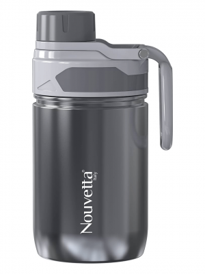 Moon Double Wall Bottle 350Ml - Grey