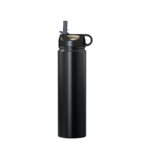 Omega Double Wall Bottle 750 Ml - Black