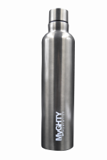 Sicily Single Wall Steel Bottle 1000 Ml - Grey