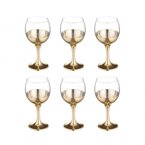 White Wine Goblet Set Of 6 Pc - With Gift Box